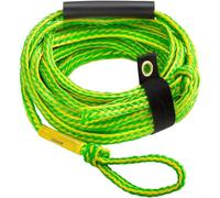 Glewi Cuerda de esquí acuático 75 pies Cuerda de remolque con mango PVC resistente a los rayos UV colores brillantes para tubos, wakeboarding, tubo inflable deportes (C)