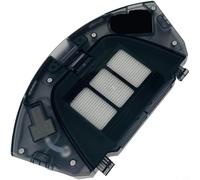 Glewi Depósito de agua 2 en 1 y caja de polvo de repuesto para Cecotec para aspiradora robot Conga M20, contenedor a prueba de fugas con filtro para un fácil mantenimiento, color negro