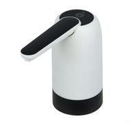 Glewi Dispensador de agua eléctrico para botellas de 5 galones, dispositivo automático de succión de agua mineral con operación de botón, ABS portátil para oficina en casa, negro (blanco)