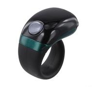 Glewi Electrónico para Smart para contador de anillos con pantalla LCD, dispositivo de cuenta de dedo de ajuste ajustable (verde)
