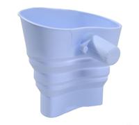 Glewi Embudo de harina de silicona para batidora de pie, boquilla plegable en forma de V para hornear sin desorden, herramienta de cocina resistente al calor para ingredientes secos y húmedos, blanco