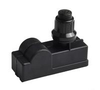 Glewi Encendedor electrónico de pulso con cable para calentador de patio, estufa de gas, horno, parrilla, interruptor de botón, pieza de repuesto negro (NB700B1)