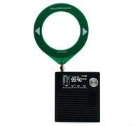 Glewi ESP32-S3 SI4732 para receptor de radio DSP de 3000 mAh con pantalla IPS de 1.9 pulgadas para AM FM LSB USB SW VHF bandas y circuito Hi-Z (anillo verde)