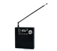 Glewi ESP32-S3 SI4732 para receptor de radio DSP de 3000 mAh con pantalla IPS de 1.9 pulgadas para AM FM LSB USB SW VHF bandas y circuito Hi-Z (barra de tracción)