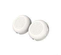 Glewi Funda de silicona para CMF de for Nothing Headphone Pro, a prueba de golpes, a prueba de caídas, piel de viaje portátil con tacto suave, color negro (blanco)