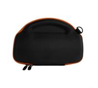 Glewi Funda de transporte rígida de EVA, para JBL Charge 6, bolsa de almacenamiento de viaje impermeable a prueba de golpes con correa para el hombro, organizador de altavoces portátil (naranja)