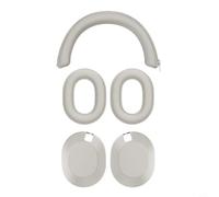 Glewi Funda protectora de silicona para auriculares Sony WH-1000XM6, cubierta completa, orejeras, diadema, protector suave a prueba de golpes, a prueba de polvo, (Blanco2)