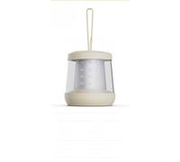 Glewi Guirnalda de luces LED de 10 m, linterna de camping recargable de color blanco cálido con banco de energía, gancho de mango de carga rápida (coloreado)