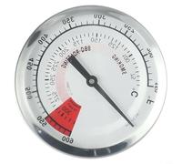 Glewi Indicador de calor para parrilla de barbacoa de acero inoxidable, 75 mm, para sonda de 55 mm, repuesto para parrilla de gas, modelo 00745