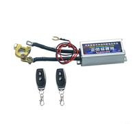 Glewi Interruptor remoto inalámbrico de desconexión de batería 12 V 500 A aislador inteligente antirrobo de aluminio para coche, camión, barco, baja potencia de espera dual polos