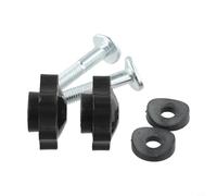 Glewi Juego de 2 pomos de mango y pernos para cortacésped Toro 92-2260 106-4161 107-3844 para TimeMaster Snow Thrower Walking Mower Piezas de reparación de goma y