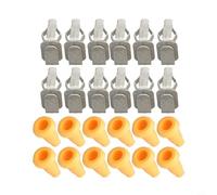 Glewi Juego de 24 piezas de marco y clip para puerta delantera, construcción de plástico/metal, para Chevrolet Camaro, Nova, Corvair, Pontiac para Firebird y Ventura