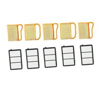 Glewi Juego de 5 filtros de aire compatibles con sierras de corte de hormigón TS410 TS420 TS480i TS500i, repuesto para números de pieza OEM 4238 140 4402 y más