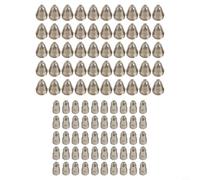 Glewi Juego de consumibles para cortador de plasma P80 con boquilla de 0.5 mm y electrodos para máquinas CUT-70 80 100 120, paquete de 50 puntas y varillas