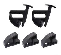 Glewi Juego de herramientas de abrazadera de neumático de nailon, kit de cambiador de neumáticos con resorte de 5 piezas para neumáticos de perfil bajo y Runflat, herramientas manuales automotrices