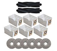 Glewi Kit de accesorios de aspiradora robot para Dreame L10s Ultra y Xiaomi X10+, incluye cepillo principal, paños de fregona y bolsas de polvo, 9 a 14 piezas (C)