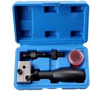 Glewi Kit de herramientas de ensanchamiento de tubo de freno, juego de 4 piezas de acero al carbono con cabeza de seta para reparación de CA y línea de freno, 4,75 mm