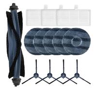 Glewi Kit de mantenimiento de robot aspiradora, para Eufy para Omni C20, incluye cepillo principal, cepillos laterales, paños lavables, filtros, piezas de repuesto para una limpieza eficiente del
