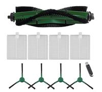 Glewi Kit de repuesto para Plus 105 + accesorios de robot aspirador, plástico Turdy y papel de filtro de plástico resistente y papel de filtro (A)