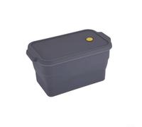 Glewi Molde flexible de silicona para pan, sin tapa, resistente al calor, para tartas de plátano, pan, libra de pan, color gris, 22,5 x 12,5 cm