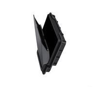 Glewi Organizador magnético de consola central para Tesla para modelo Y modelo 3, caja de almacenamiento de reposabrazos ABS con absorción automática de búfer, negro (B)