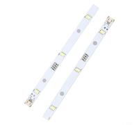 Glewi Paquete de 2 tiras de luz LED MDDZ-162A 1629348 para Hisense para frigorífico congelador RONGSHENG, barra de lámpara de repuesto de 16 cm