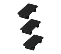 Glewi Paquete de 3 soportes para panel de interruptor basculante con placa ciega para interruptores ARB Narva, soporte de montaje compatible con negro, 4,8 x 2,4 x 1,2 cm