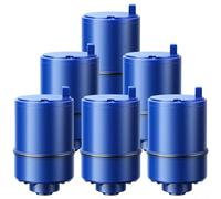 Glewi Paquete de 6 filtros de grifo: 3 en 1 certificado para sistemas PFM100B y FM-9400B, reduce las impurezas para beber más limpio