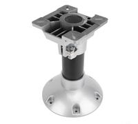 Glewi Pedestal de asiento marino anti vibración 330mm alto soporte de aleación de aluminio para yate barco cubierta capitán silla placa base