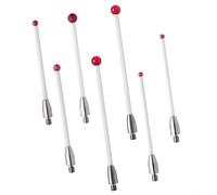 Glewi Red Ball CMM Sonda Porcelana Rod para M3 Mango Roscado Resistente al Desgaste No Conductivo Para Superficies Delicadas EDM A-5004-3646 40mm(A-5004-3646)