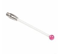 Glewi Red Ball CMM Sonda Porcelana Rod para M3 Mango Roscado Resistente al Desgaste No Conductivo Para Superficies Delicadas EDM A-5004-3646 40mm(A-5004-0154)