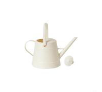 Glewi Regadera de 3,8 L con boquilla larga, maceta de plástico PP para jardín, mango ergonómico y boquilla desmontable para plantas de interior y exterior, blanco (blanco)