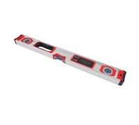 Glewi Regla de nivel digital electrónica Medidor de pendiente de aleación de aluminio Precisión de 0.05 grados Pantalla retroiluminada Auto Flip Data Hold Base antideslizante para Industrial Co (600