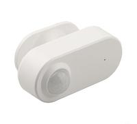 Glewi Sensor de presencia humana, detector de movimiento PIR para Tuya para Zigbee 3.0, inalámbrico para alarma de seguridad inteligente para el hogar con control remoto de aplicación, blanco (WIFI)