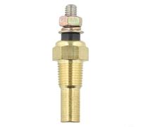 Glewi Sensor de temperatura, medidor de refrigerante M10 150C para generador diesel, emisor de temperatura del agua del aceite, diseño de latón NPT de 1/8