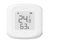 Glewi Sensor inteligente de temperatura y humedad para la aplicación Tuya Smart-Life, termómetro interior con monitoreo de aplicación, control de voz (estilo B)