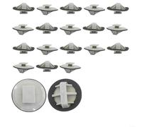 Glewi Sujetadores de ajuste exterior automático, 20 unidades, clips de retención de moldeo ABS gris para Mazda BP4L-51-SJ3 kit de reparación de panel basculante de falda lateral