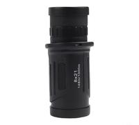 Glewi Telescopio monocular HD con revestimiento FMC, alcance de bolsillo compacto, gran angular, diseño compacto para observación de aves, conciertos y viajes, 6 x 21/8 x 21 pulgadas, negro (B)