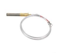Glewi Termopar 24 pulgadas 750C Millivolt Gas Chimenea Sensor para Tubo Piloto Natural para LPG Horno Parrilla Caldera Calentador de Agua Alambre de Cobre