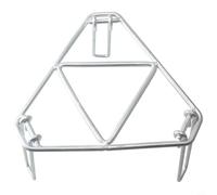 Glewi Trípode de fogata de acero inoxidable: estante plegable para barbacoa al aire libre para camping, senderismo y cocina, soporte estable para ollas, sartenes