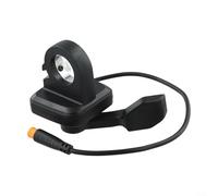 GLFLOW Acelerador de acelerador de pulgar 108X para scooter eléctrico Kukirin G2, palanca de cambios de bicicleta eléctrica de 12-72 V, barra de 225 mm, cable de 180 cm