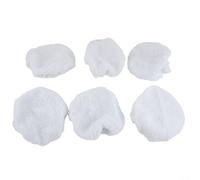 GLFLOW Amortiguadores de capó de pulido de lana suave, 6 almohadillas para pulidor de coche de 9 pulgadas y 10 pulgadas, para detalles de automóviles y muebles