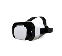 GLFLOW Auriculares VR para teléfonos de 47-65 pulgadas, lentes ajustables 3D para iPhone y Android, ABS ligero