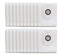GLFLOW Bolsas de polvo para MEDION X-50 SW para MiWhole M8 Lite para Beko para aspiradora Grundig de 3,3 L de capacidad, no tejidas, color blanco, paquete de 4/10/20 (paquete de 20)