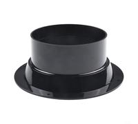 GLFLOW Brida de conector de conducto cuadrado de plástico ABS para manguera de ventilación de 100-250 mm, ventilador extractor de baño y cocina (FL125-X)