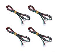 GLFLOW Cable de motor paso a paso, para cableado de impresora 3D, cable de motor paso a paso de 42 pasos de 2 m, adaptador de 4 pines a 6 pines, para impresora 3D, paquete de 4 (xh2.54)