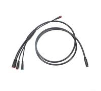 GLFLOW Cable principal de la bici eléctrica, 1T5 Cable principal de la bici eléctrica de 9 pines Conector impermeable para el freno del acelerador de la pantalla del controlador KT