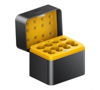 GLFLOW Caja del cargador de batería de litio, cargador de litio de la caja de carga de batería AA/AAA 1.5V con puerto USB-C para baterías de tamaño 5/7, Shell del ABS