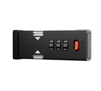 GLFLOW Cerradura de contraseña, cerradura de perno de combinación ajustable de 90 grados, seguridad sin taladros para puertas deslizantes, balcón y habitación (B)