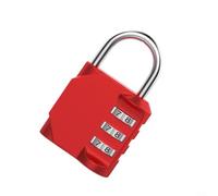 GLFLOW Cerradura mecánica de aleación de zinc resistente a la intemperie | Cuerpo de aleación de zinc, grillete de acero, tamaño compacto de 6 x 5 x 5 cm, ideal para equipaje, taquillas de gimnasio
